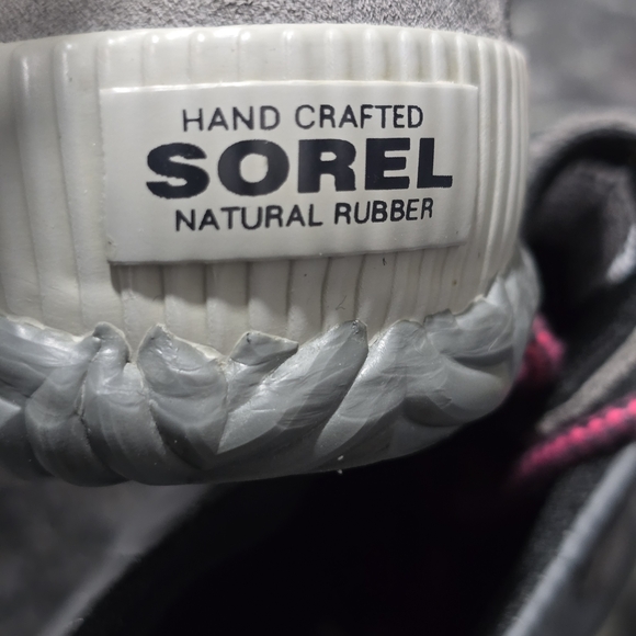 Sorel Out N About Quilted Ankle Rain Duck Boots Gray Leather Rubber Women’s 7 - Picture 16 of 16